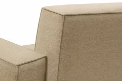 Hunk loungefåtölj med armstöd Beige