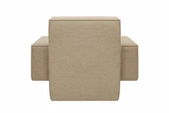 Hunk loungefåtölj med armstöd Beige