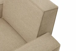 Hunk loungefåtölj med armstöd Beige