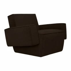 Hunk loungefåtölj med armstöd Chocolate
