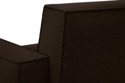 Hunk loungefåtölj med armstöd Chocolate