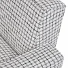Hunk loungefåtölj med armstöd Checkered black/white
