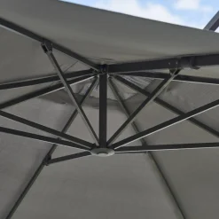 Hyde Luxe Tilt parasoll 300x300 cm Anthracite