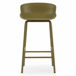 Hyg barstol metallben 65 cm Olivgrön