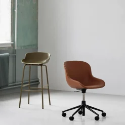 Hyg barstol metallben 65 cm Olivgrön