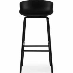 Hyg barstol metallben 75 cm Svart