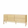 Hylte sideboard 6 lådor 172x73 cm Ek