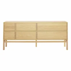 Hylte sideboard 6 lådor 172x73 cm Ek