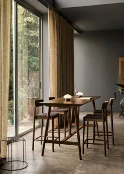 In Between SK26 Counter Table barbord 190x80x95 cm Rökt ek