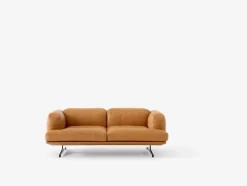 Inland AV22 soffa 2-sits Noble läder cognac-warm black