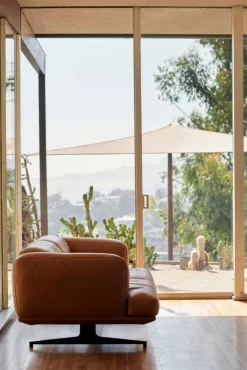 Inland AV22 soffa 2-sits Noble läder cognac-warm black