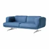 Inland AV22 soffa 2-sits Vidar 733-polished aluminium