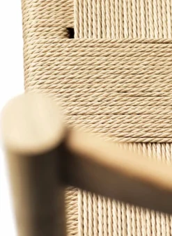 J178 Lønstrup stol v2 Oak nature lacquered-papercord