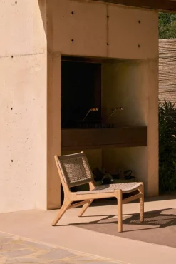 Jack outdoor loungefåtölj teak Beige