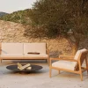 Jack outdoor loungefåtölj teak Offwhite