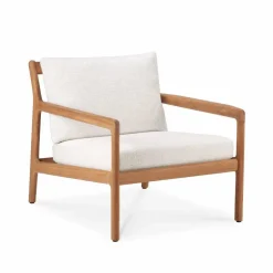 Jack outdoor loungefåtölj teak Offwhite