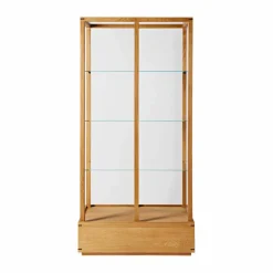 Japanese vitrinskåp large Varm oljad ek