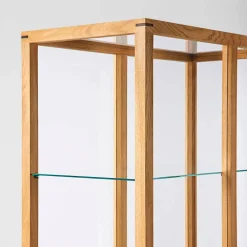 Japanese vitrinskåp large Varm oljad ek