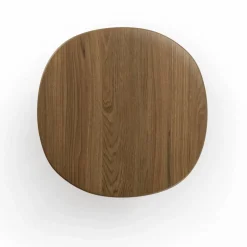 Jari sidobord Ø45 cm Rökoljad ek