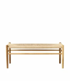 J83B 37x100 cm bänk Oak nature lacquered-nature