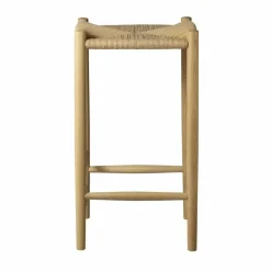 J164C Counter Squared barpall Oak nature lacquered