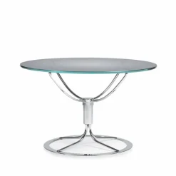 Jetson bord glas svart raster h. 42cm