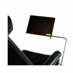 Jetson 69 läsbord svart laminat kromstativ