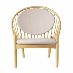 J166 Jørna stol Oak lacquered-beige