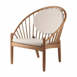 J166 Jørna stol Smoked oak-beige