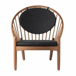 J166 Jørna stol Smoked oak-dark grey