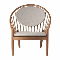 J166 Jørna stol Smoked oak-light grey