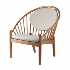 J166 Jørna stol Smoked oak-light grey