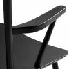 J42 karmstol Lacquered oak