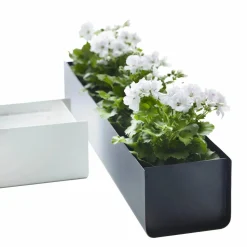 Jorda balkonglåda Svart 100 cm