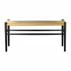 J163 Piano bänk Oak black painted-nature