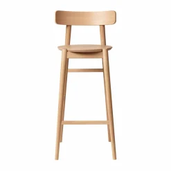 J184 Øst barstol 75 cm Oak nature lacquered