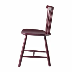 J46 stol Black red