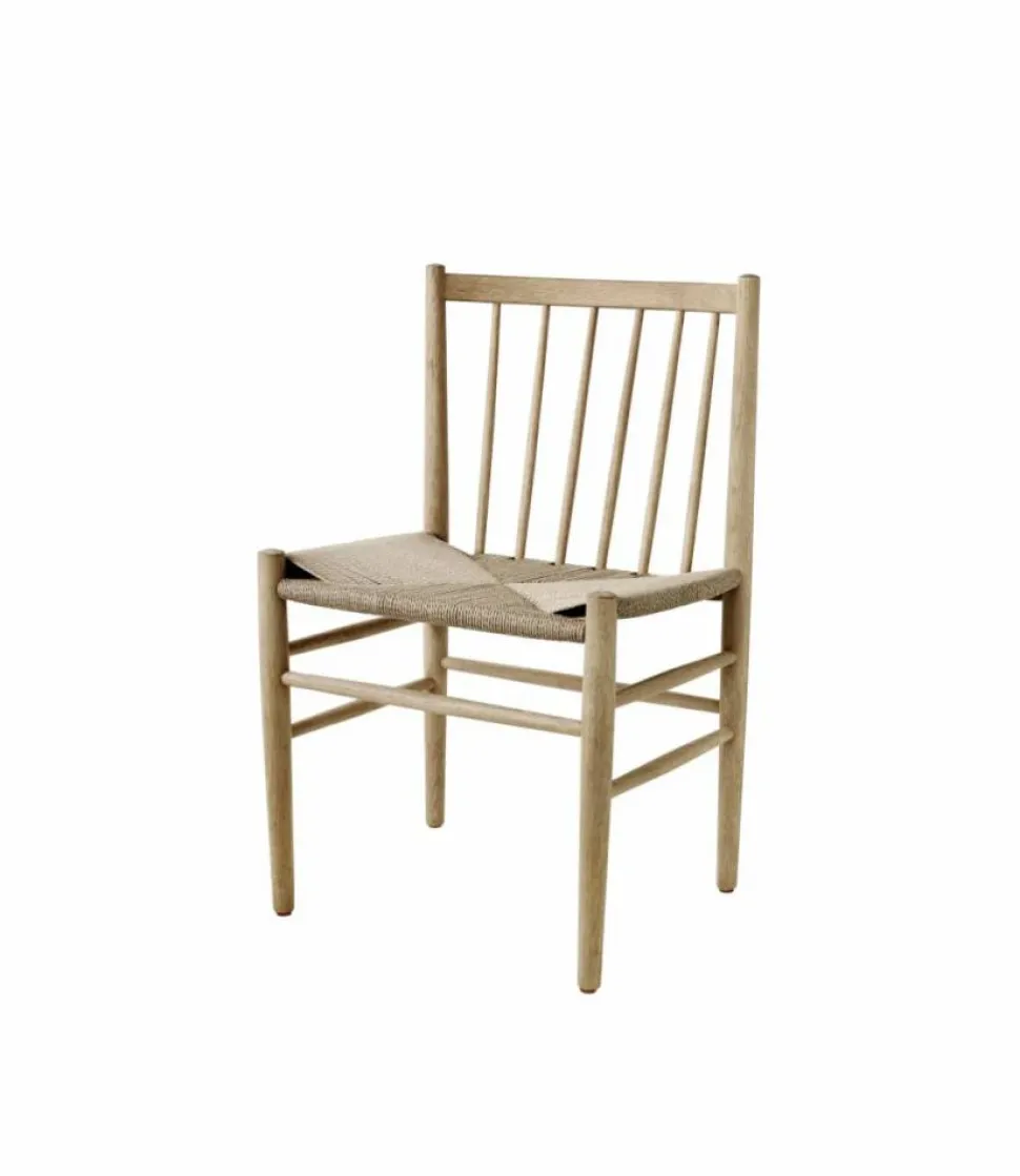 J80 stol Oak nature lacquered