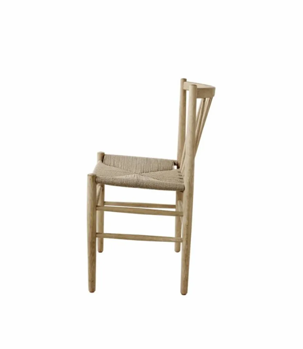 J80 stol Oak nature lacquered