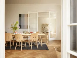 J67 stol Oak Nature Lacquered waterbased