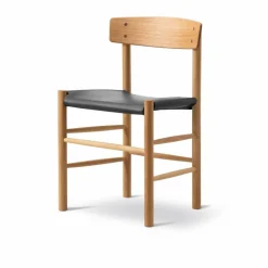 J39 stol Oljad ek-läder Omni 301 Black
