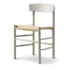 J39 stol Pebble grey-flätad natur