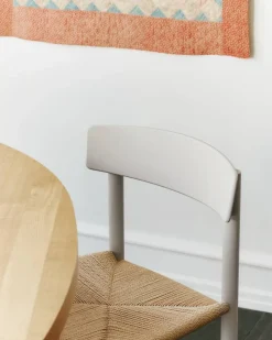 J39 stol Pebble grey-flätad natur