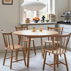 J41 stol Water-based lacquered oak