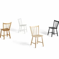 J41 stol Water-based lacquered oak