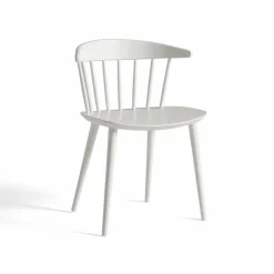 J104 stol White lacquered beech