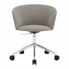 Kendo Swivel kontorsstol med 5 hjul Porcelain-polished aluminium