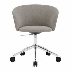 Kendo Swivel kontorsstol med 5 hjul Porcelain-polished aluminium