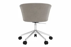 Kendo Swivel kontorsstol med 5 hjul Porcelain-polished aluminium