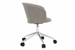 Kendo Swivel kontorsstol med 5 hjul Porcelain-polished aluminium